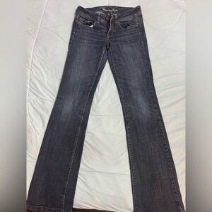 American Eagle Outfitters Artist Dark Blue Flare Jeans
